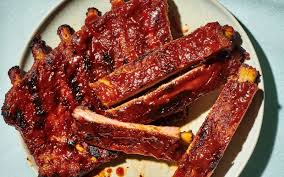 Sườn nướng BBQ+Kim chi